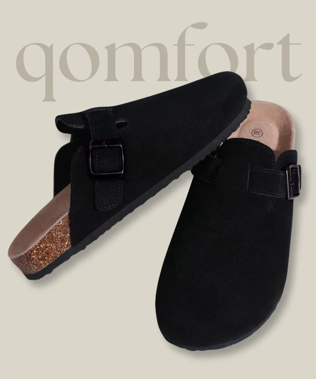 Genuine Suede Clogs by Qomfort - Image 2