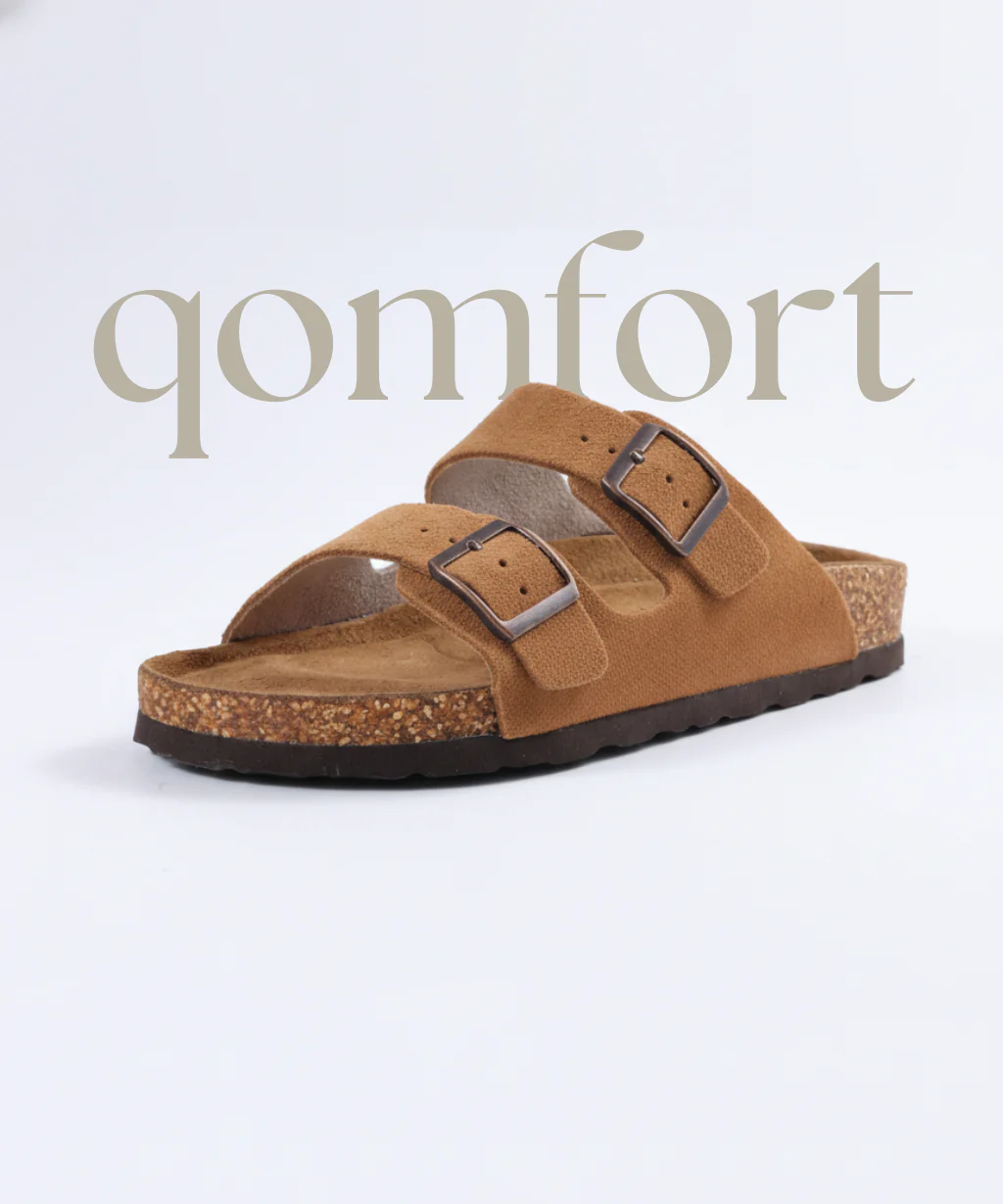 Premium Genuine Suede Sandals by Qomfort - Image 17