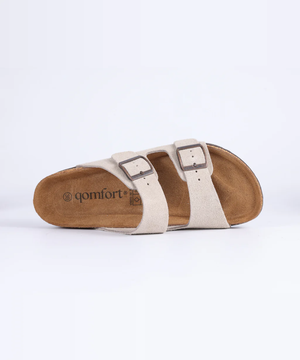 Premium Genuine Suede Sandals by Qomfort - Image 8